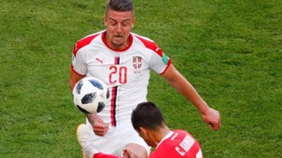 طمع سافيتش يهدر على صربيا فرصة تسجيل الهدف الثاني أمام كوستاريكا في كأس العالم 2018