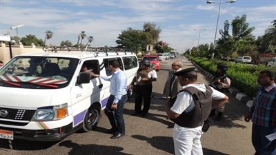المرور يحرر 821 مخالفة فى حملة مرورية بالغربية