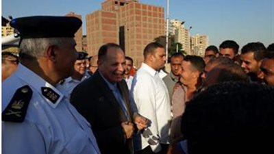 صور| مدير أمن الجيزة يقوم بجولة تفقدية على مواقف السيارات 