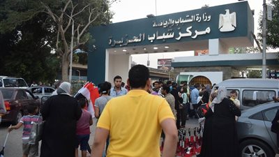صور| الجماهير تحتل نادي الجزيرة لمشاهدة مباراة مصر وروسيا في كأس العالم 2018