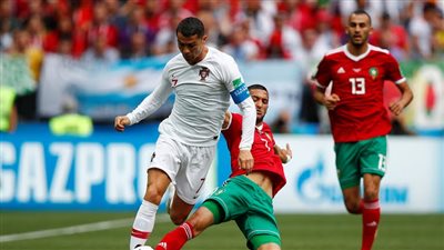 تعرف علي أبرز أرقام الشوط الأول من مباراة المغرب والبرتغال 