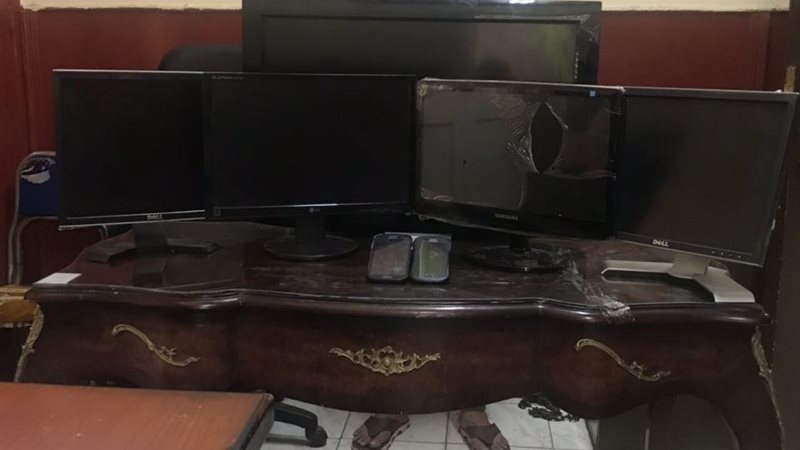 المتهم بالمضبوطات