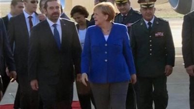 أنجيلا ميركل تصل بيروت لبحث أزمة النازحين ودعم الاقتصاد اللبناني