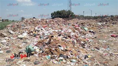 صور.. المدرسة التجريبية واستاد بنى عبيد بالدقهلية مأوى القمامة ومخلفات البناء