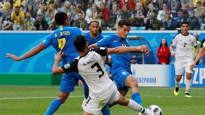 كوتينيو بطل موقعة البرازيل وكوستاريكا