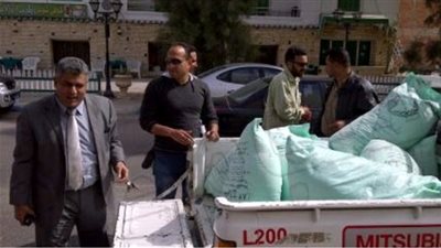 ضبط 105 شيكارة سماد و140 لتر سولار في حملة تموينية بالغربية