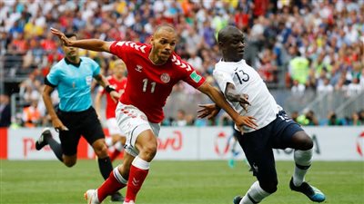 مرور 30 دقيقة ومازال التعادل السلبي يسيطر على مباراة فرنسا والدنمارك 
