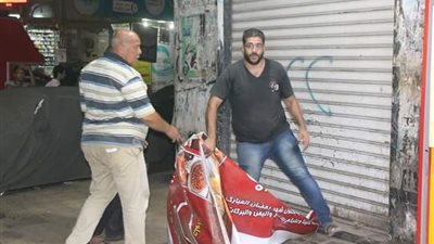 صور.. حملة إشغالات مكبرة بـ حي غرب المنصورة