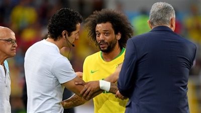 ‏طبيب المنتخب البرازيلي يكشف سبب إصابة مارسيلو وآخر تطوراتها