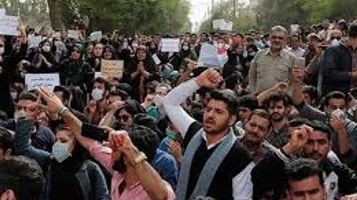 مظاهرات احتجاجية في إيران بسبب عكارة المياه