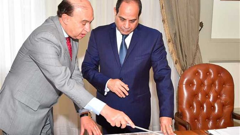 السيسي ومميش 