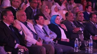 بالصور.. أشرف صبحي يشهد احتفال 