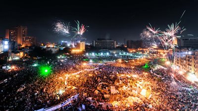 فيديو| المصريون يشعلون احتفالات ميدان التحرير فى ذكرى ثورة 30 يونيو