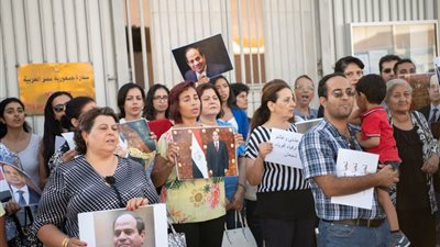 صور.. الجالية المصرية في قبرص تحتفل بـ ذكرى ثورة 30 يونيو