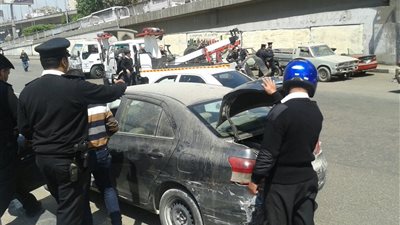 فحص 10 سيارات مهملة فى حملة مكبرة بـ المنوفية
