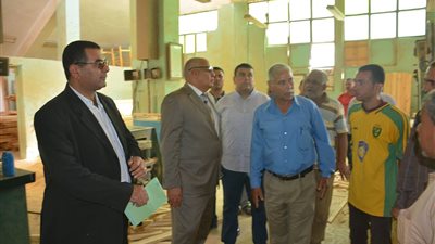 محافظ الوادي الجديد يوجه بتدريب خريجي المدارس الفنية بورشة النجارة