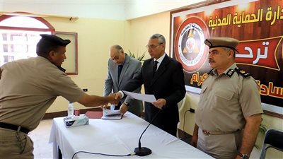 مدير أمن المنيا ونائبه يشهدان ختام الدورة التثقيفية رقم 70 لتنمية المهارات بـ