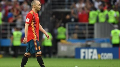 إنييستا يوجه رسالة إلى منتخب إسبانيا والجماهير بعد إعتزاله الدولي