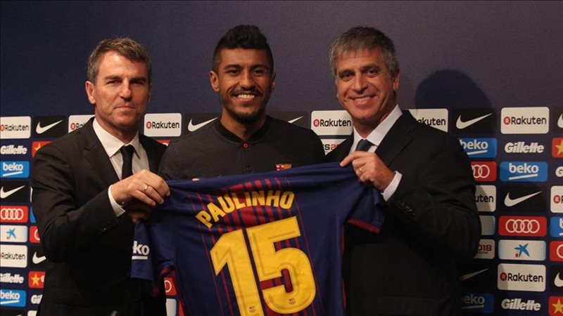  باولينهو لاعب برشلونة