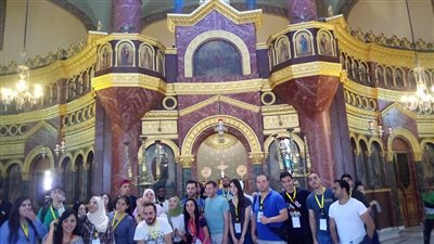 صور| وفد الشباب العربي في مهرجان 