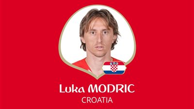لوكا مودريتش رجل مباراة كرواتيا وروسيا