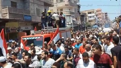 اليوم .. جنازة عسكرية لـ شهيد الدقهلية في الصفا 