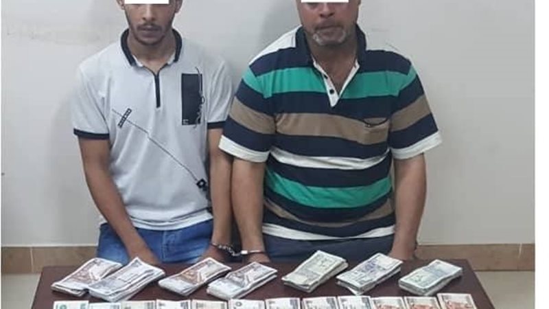 المتهمين بالمضبوطات