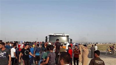 مصرع شخص خلال التظاهرات التي تجتاح مدينة البصرة العراقية