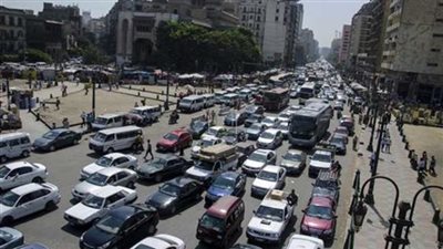 تعرف على الحالة المرورية في ميادين القاهرة والجيزة