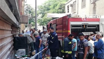 عاجل.. حريق بجوار مستشفى الجلاء 