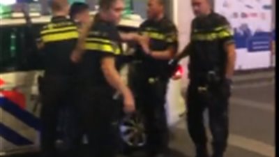 فيديو.. لحظة اعتداء رجل شرطة على فتاة بطريقة وحشية 