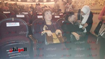 صور.. سميحة أيوب تصل حفل تكريم حسين رياض وعبد الرحمن أبو زهرة