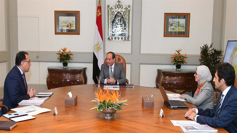 السيسي مع رئيس الحكومة