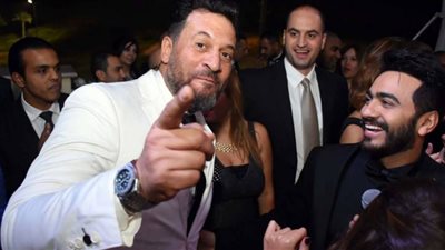 ماجد المصري يهنئ تامر حسني على 