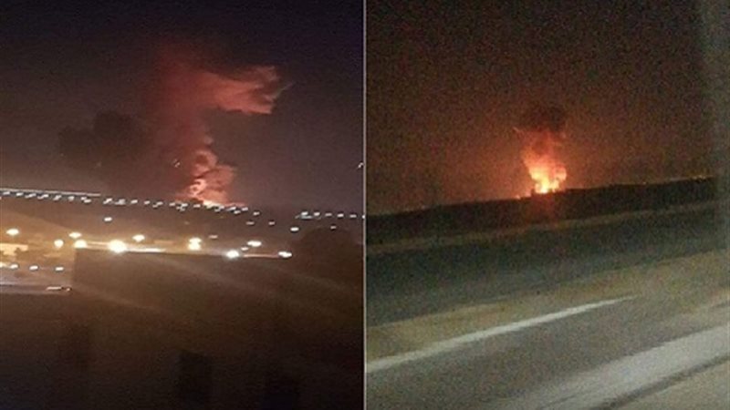 الانفجار بمحيط مطار