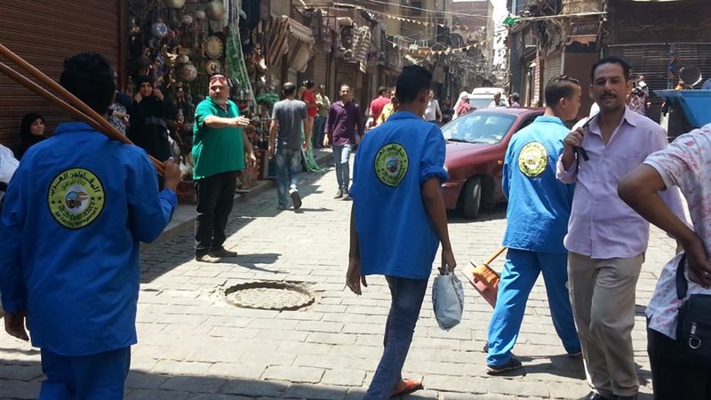 حملة نظافة بـ شارع