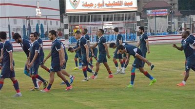 تدريبات قوية في مران الزمالك بـ
