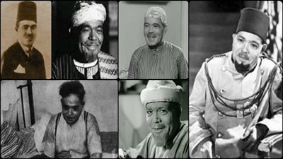 علي الكسار .. عشق شخصية عثمان النوبي فقام بدهن نفسه باللون الأسود