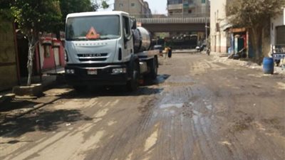 اللواء هشام عبد الحميد: إصلاح كسرماسورة مياه شارع ترعة الجلاد