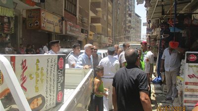 غلق ورشة رخام  و 9 محلات غير مرخصة في دار السلام