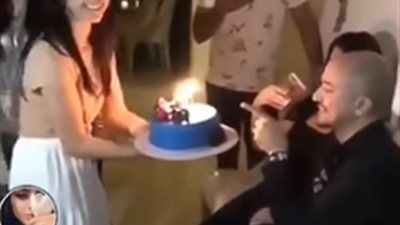 فيديو.. أسيل عمران تتسبب في سقوط مفزع لزوجة أخيها 