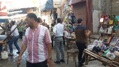 إزالة 50 مخالفة إشغال طريق في حملة مكبرة بـ رشيد في البحيرة