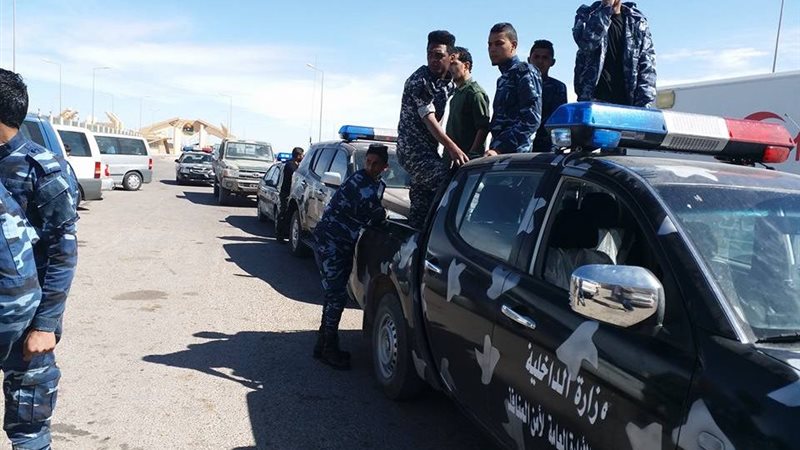 قوات الأمن الليبيبة