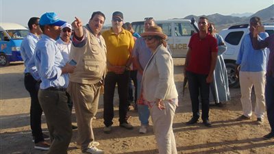 نائب وزير الزراعة تتفقد مشروع التنمية الشاملة بـ مدينة شلاتين 