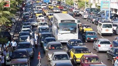تعرف على الحالة المرورية بميادين القاهرة والجيزة 