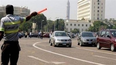 سيولة مرورية في شوارع الجيزة