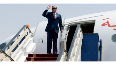 السيسي في صدارة تويتر بعد مغادرة الخرطوم 