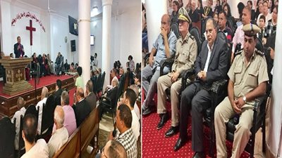 صور.. افتتاح كنيسة إنجيلية بدسوق بحضور القس أندريه زكى ومدير أمن كفر الشيخ 