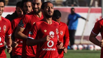 إصابة وليد سليمان في مران الأهلي