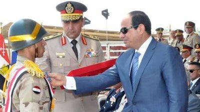 وصول الرئيس عبد الفتاح السيسي احتفالية تكريم خريجي الكليات العسكرية